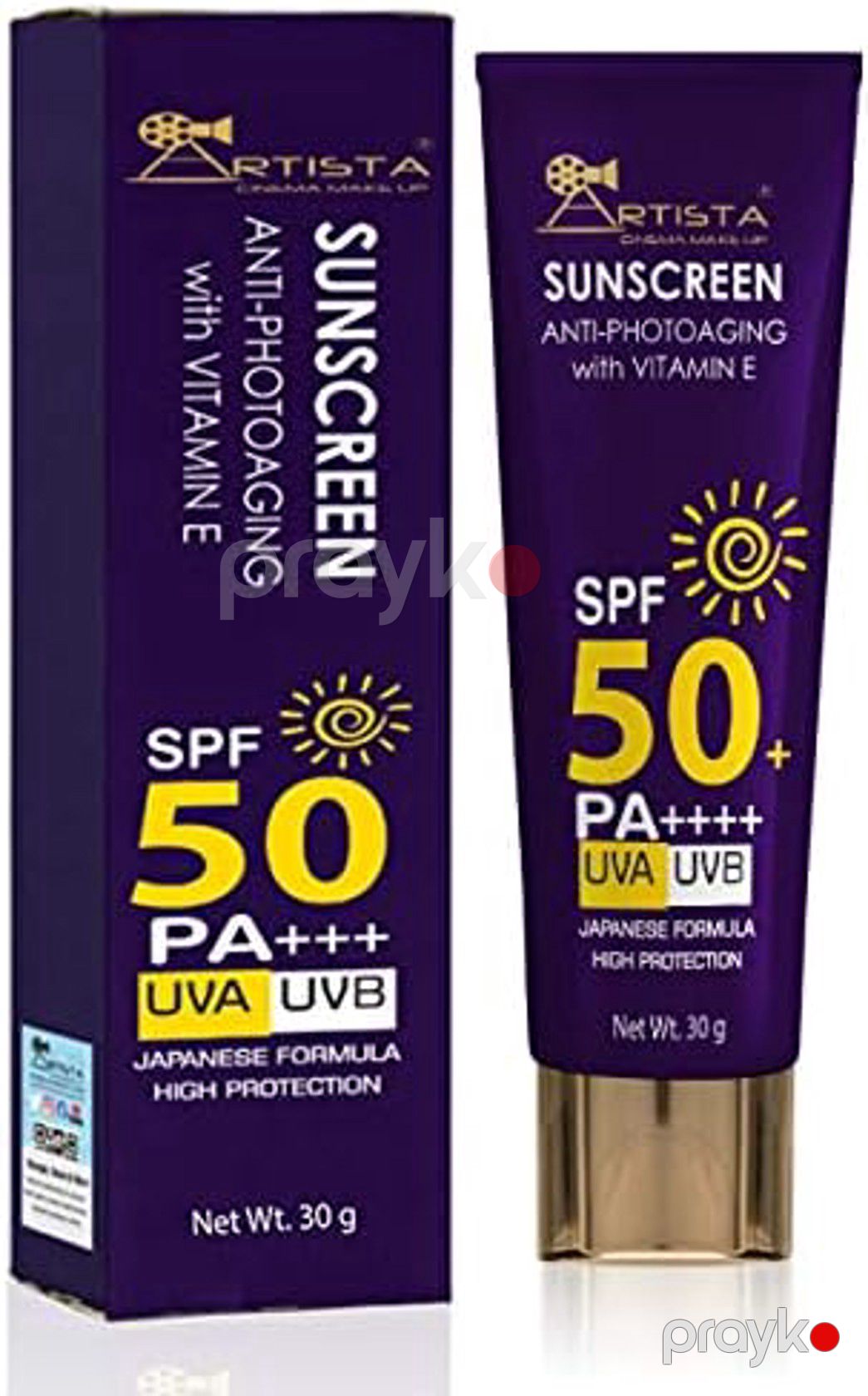 Günəşdən qoruyucu krem Artista SPF50+ PA 30 q — Mallar, Bakı (2)
