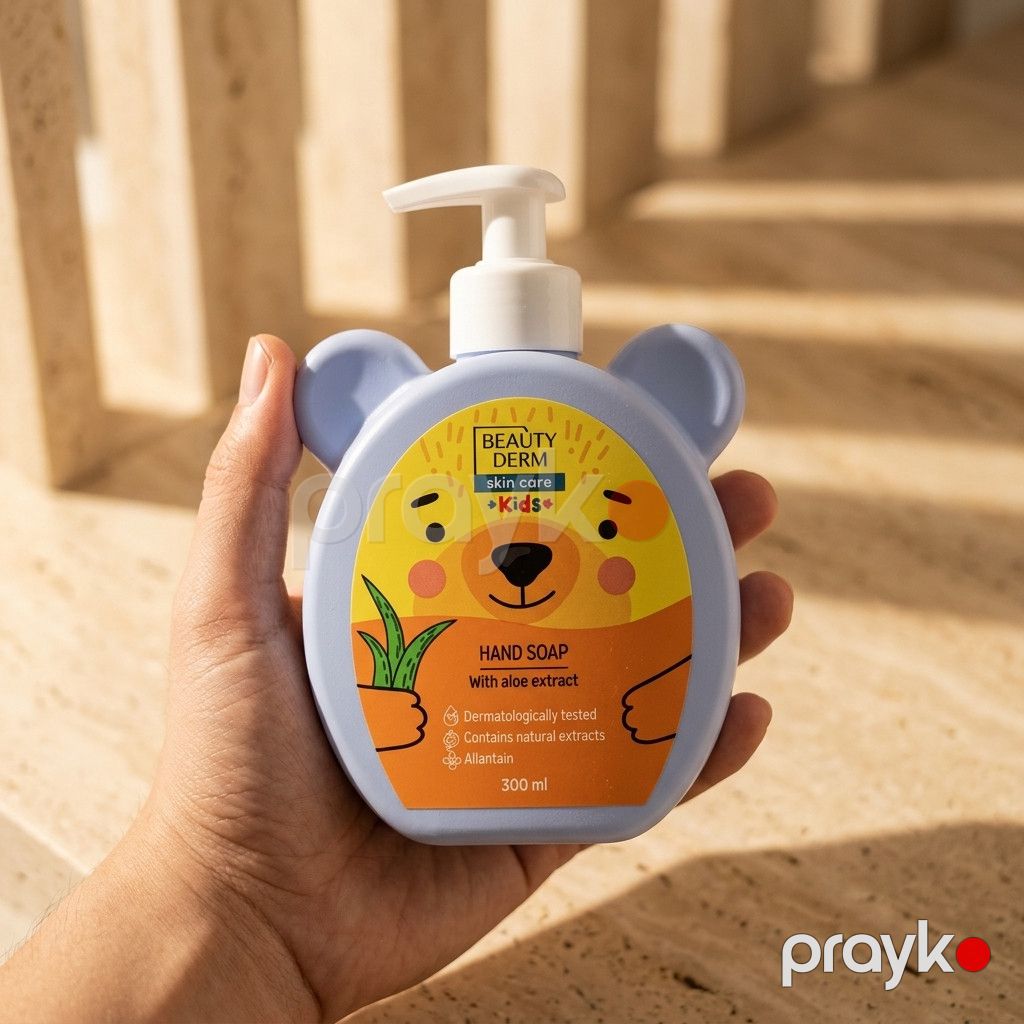 Uşaqlar üçün maye sabun Beautyderm Kids aloe ekstraktlı, 300 ml — Mallar, Bakı (3)