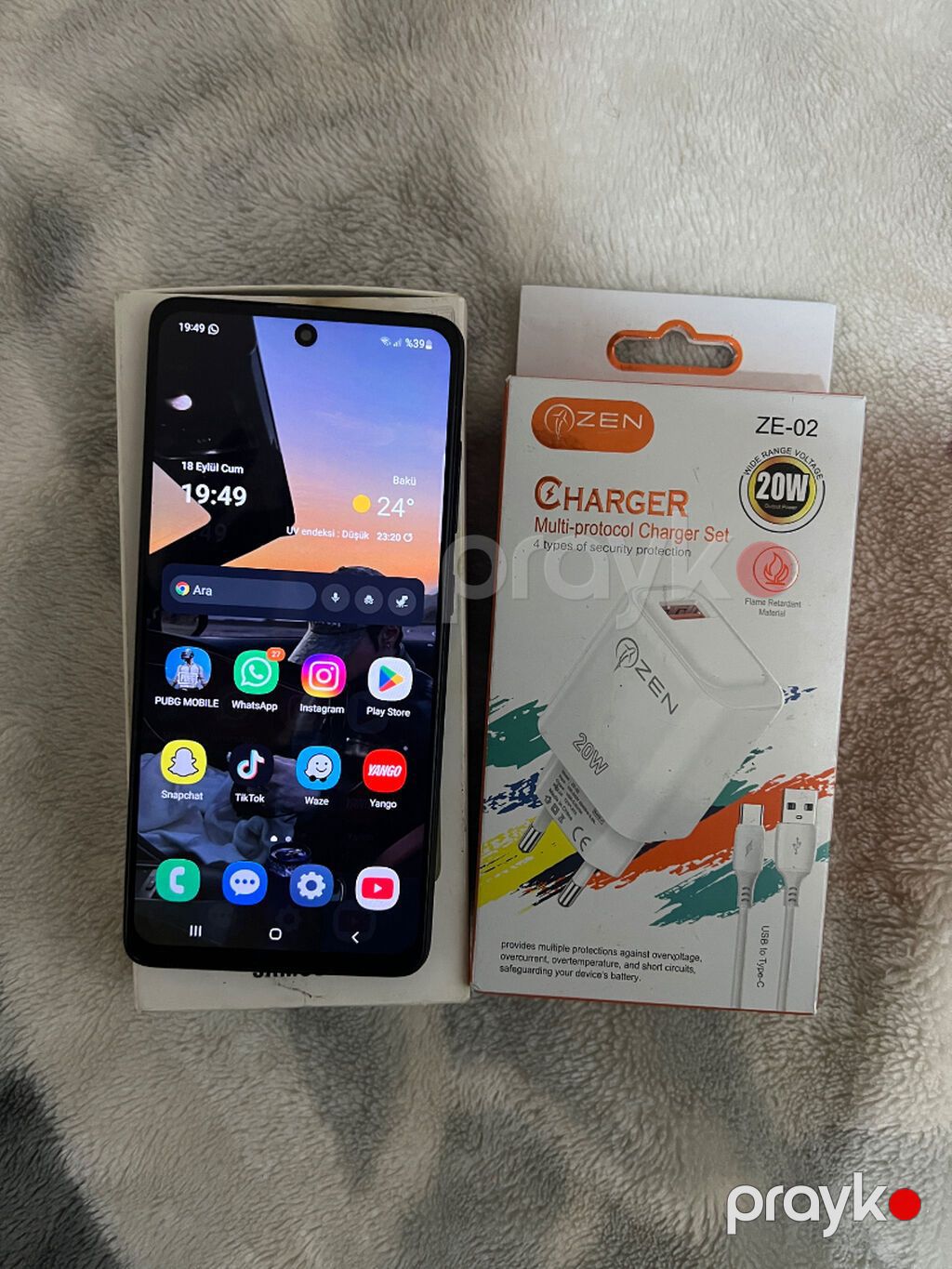 Samsung Galaxy A51, 64 GB, rəng - Qara, Face ID — Samsung, Bakı (2)