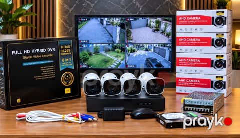 Təhlükəsizlik Kamera Sistemi Paketi - Monitor: 20" ekran - DVR: 5 MP — Bakı
