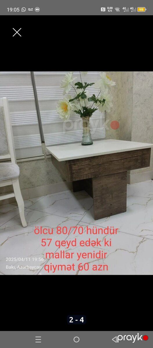 Jurnal masası — Mebel, Bakı (2)