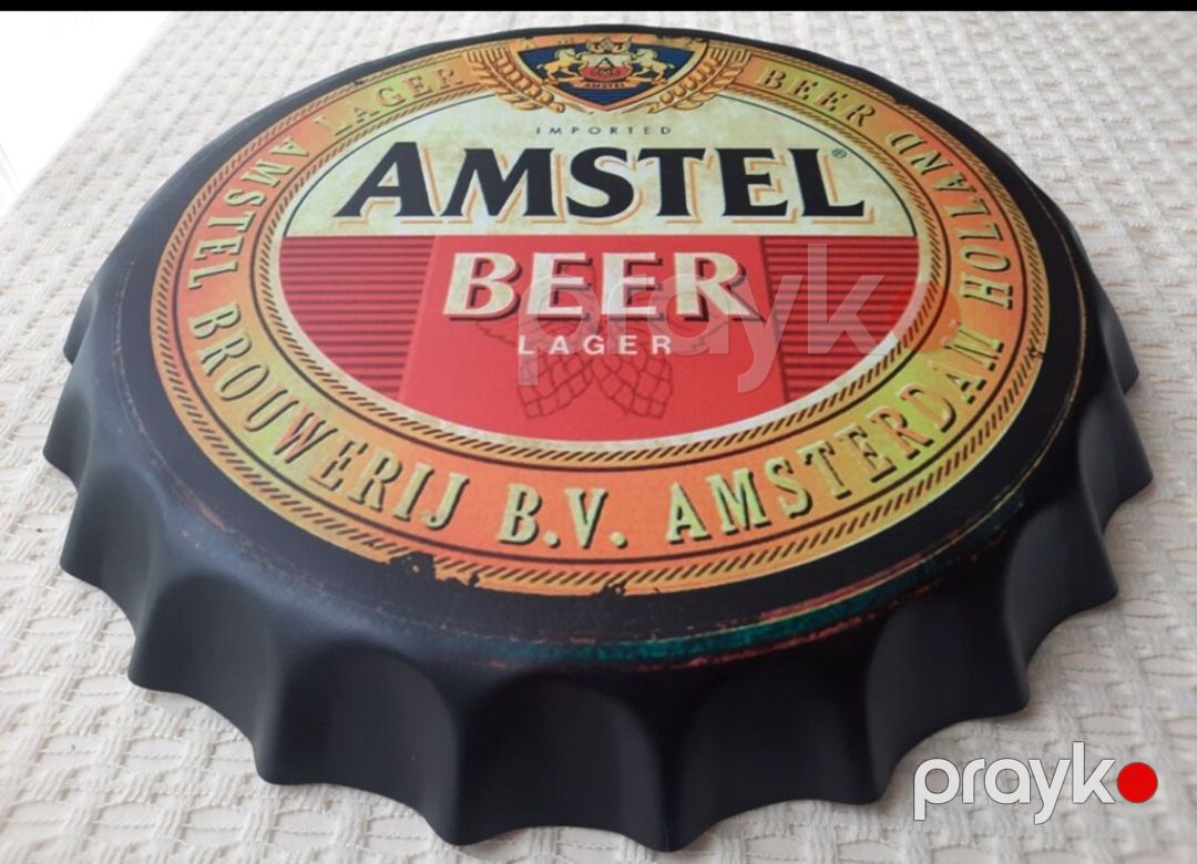 Qapaq şəkilli metal lövhəsi "Amstel Beer" — Reklama, IT, marketing, Bakı (2)