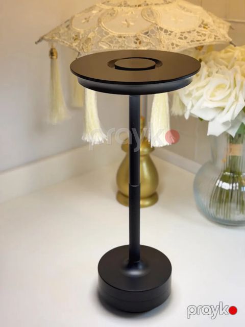 Masaüstü lampa Trio, metal, qara — Bakı