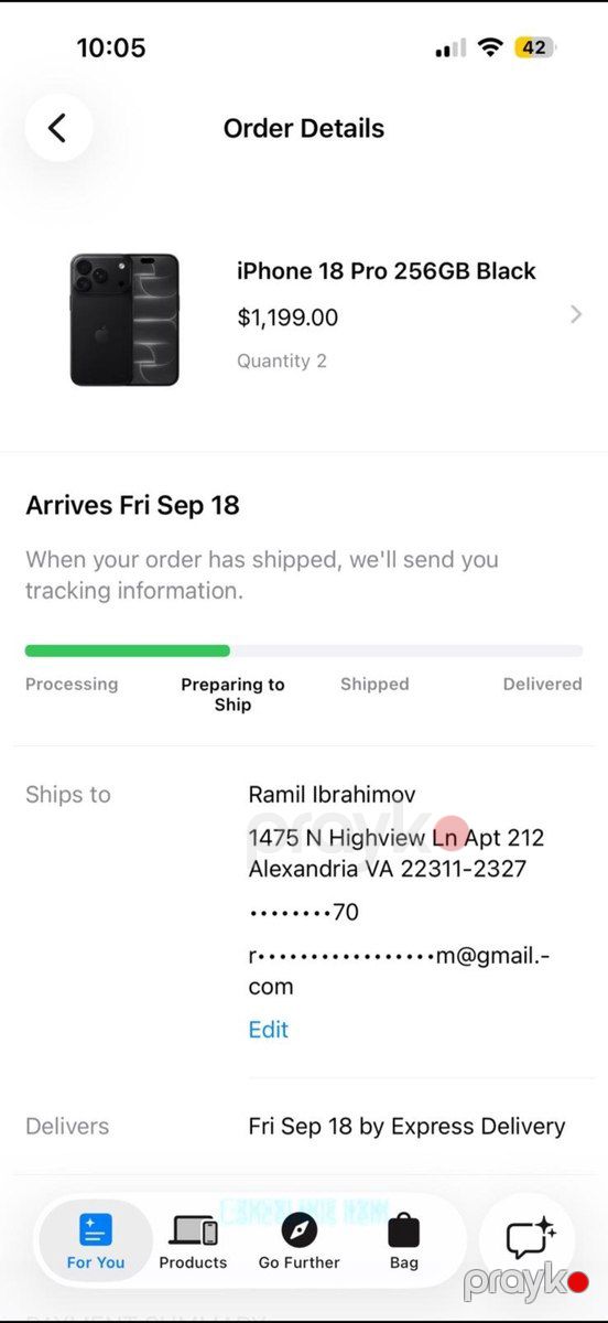 Apple iPhone 18 Pro Black 256GB/12GB sifarişi — Smartfonlar, Bakı (3)