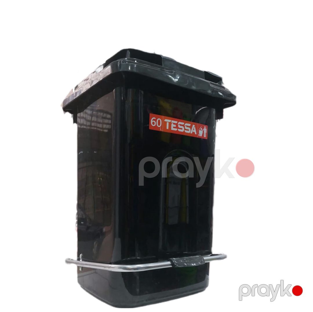 Zibil qabı Tessa, pedallı, qara, 60 l — Mallar, Bakı (2)