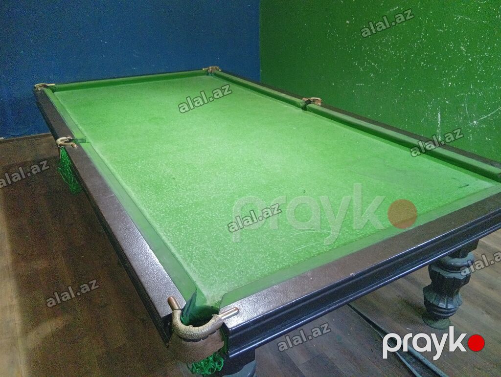 Bilyard. 2 eded mermer bilyard. biri xususi yiqilmiş boyuk bilyard — İdman, hobi, istirahət, Bakı (3)