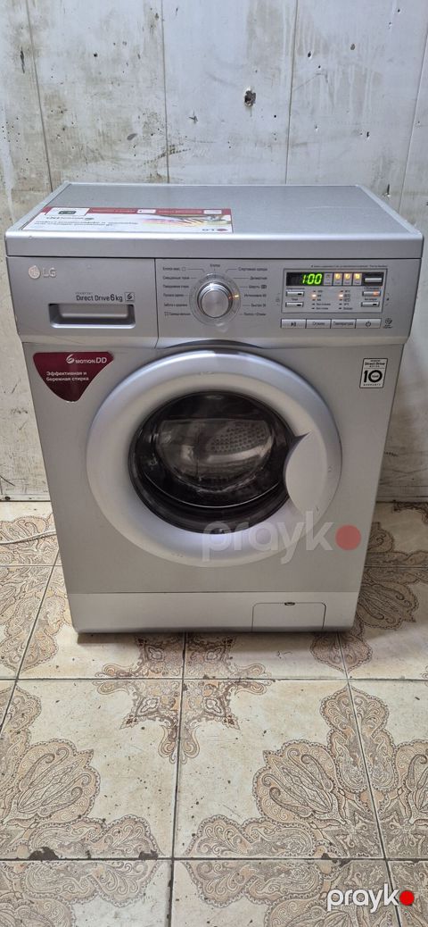 Paltaryuyan maşın LG, 6 kq, İşlənmiş, Avtomat, Qurutma var, Ödənişli çatdırılma — Bakı