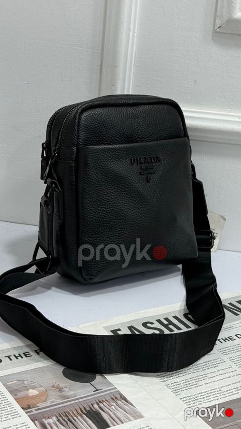 Borsetka No brand Təbii dəri Qara 20 sm AB-29 — Bakı