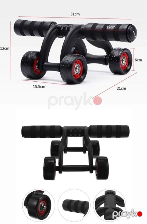 Press üçün rolik, metal/plastik, qara/qırmızı — Bakı