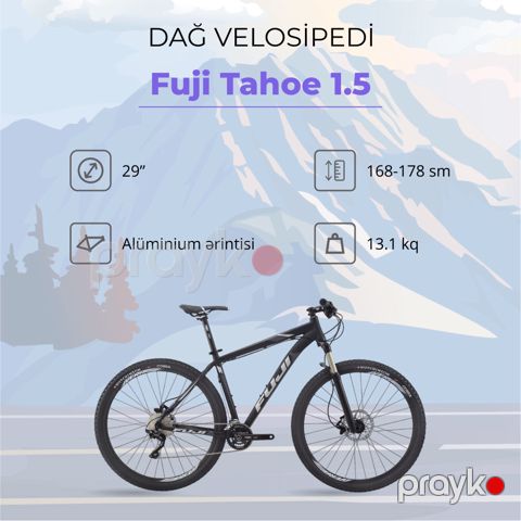 Dağ velosipedi Fuji Tahoe 1.5, Size: S/M, 17", 29" — Bakı
