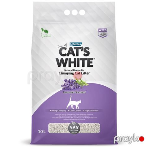 Topalaşan doldurucu pişiklər üçün Cat's White Lavanda 10 l — Bakı