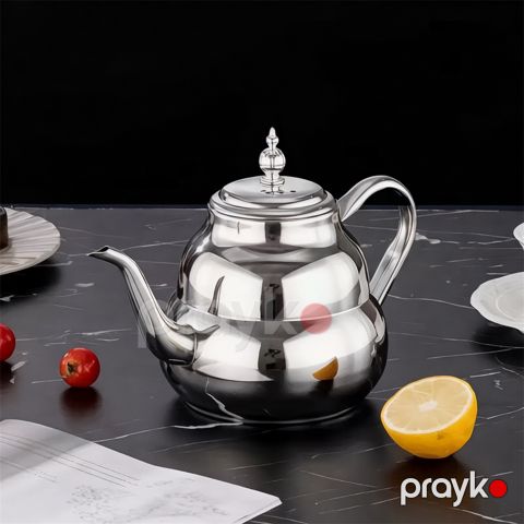 Dəmləmə çaydanı NS17, süzgəcli, paslanmayan polad, gümüşü, 1.5 L — Bakı