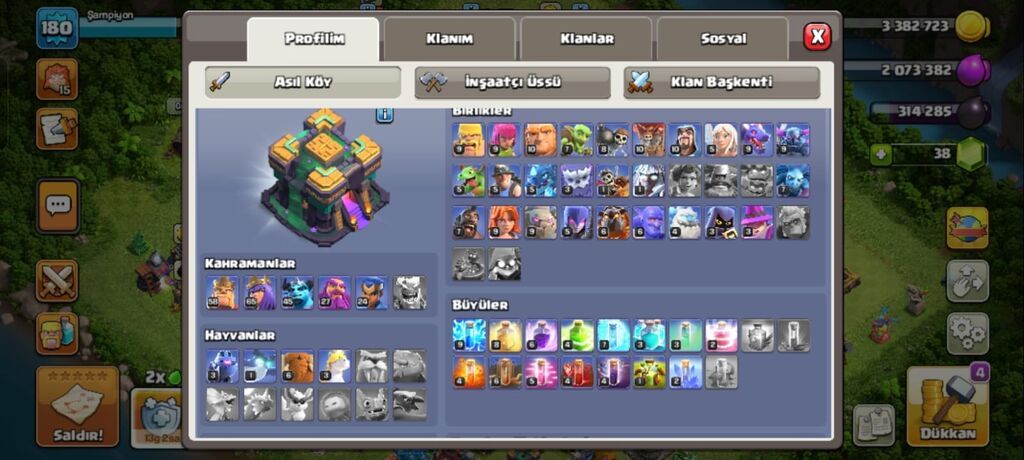 Clash of Clans hesabı – yüksək səviyyəli əsas kənd - Bələdiyyə — İT, telekommunikasiya, Salyan (2)