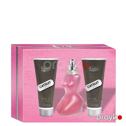 Creation Lamis Catsuit qadınlar üçün ətir dəsti (bədən üçün losyon 50 ml + duş geli 50 ml + ətir suyu 100 ml) — Bakı