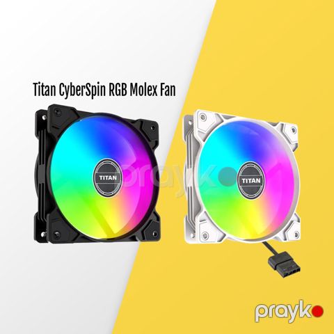 Titan CyberSpin RGB Molex Fan — Bakı