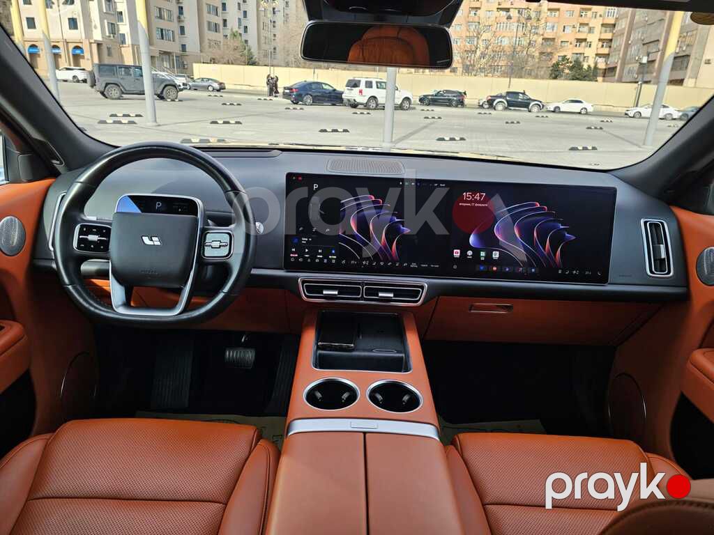 Li Auto L9, 1.5 L, 52.3 kWh, 2024 il, 53 000 km — Avtomobillər, Bakı (12)