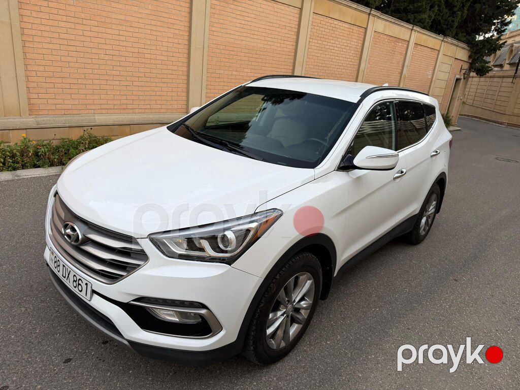 Hyundai Santa Fe, 2.0 L, 2017 il, 66 050 km — Avtomobillər, Bakı (11)