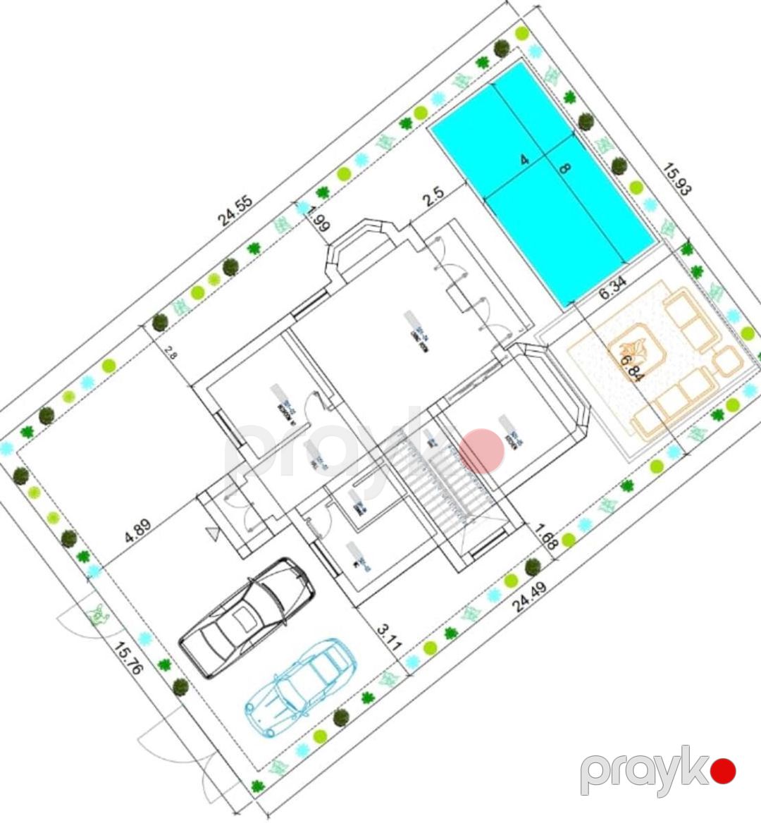 Satılır 7 otaqlı həyət evi/bağ evi 410 m² — Ev, villa, Bakı (10)