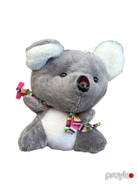 Yumşaq oyuncaq FSO-12148, peluş, boz, 9 sm — Bakı