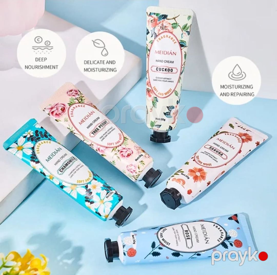 Əl üçün krem dəsti Meidian Flower Fragrance 5x30 q — Mallar, Bakı (3)