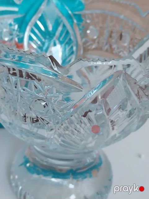 Şüşə konfet qabı – Glassform Abka “Candy Box” - Material: qalın — Bakı
