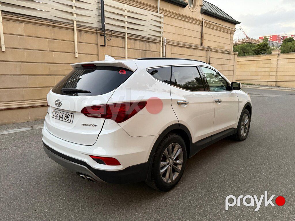 Hyundai Santa Fe, 2.0 L, 2017 il, 66 050 km — Avtomobillər, Bakı (7)