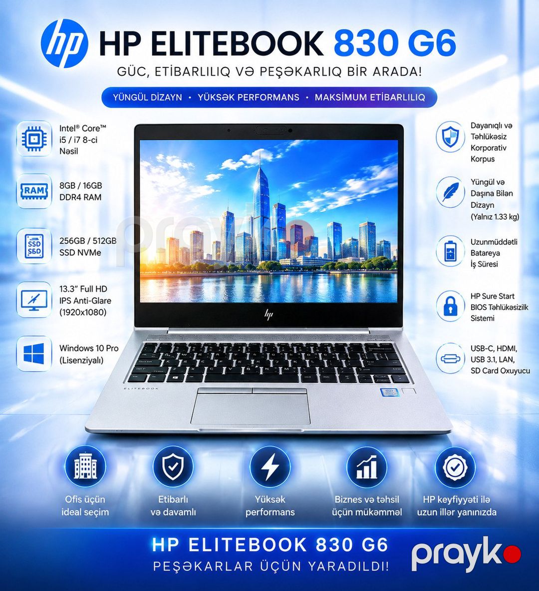 HP Elitebook — Noutbuklar, Bakı (5)