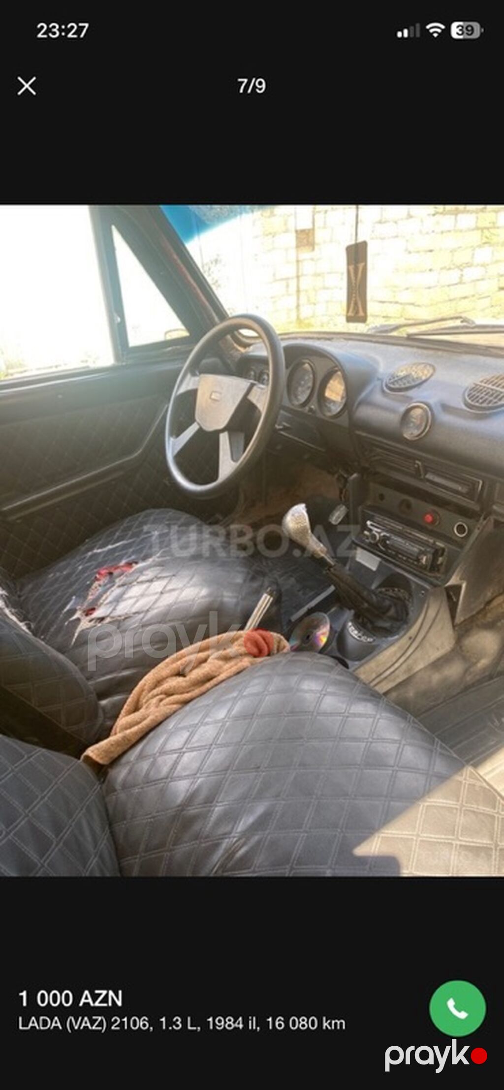 VAZ (Lada) 2106: 1.3 l 1982 il 16080 km Sedan — Avtomobillər, Ağdam (7)