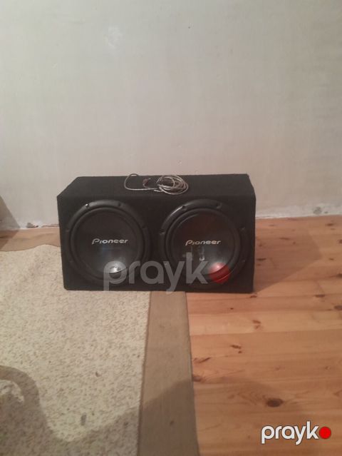 Pioneer avtomobil audiosistemi – iki subwoofer + gücləndirici — Digah