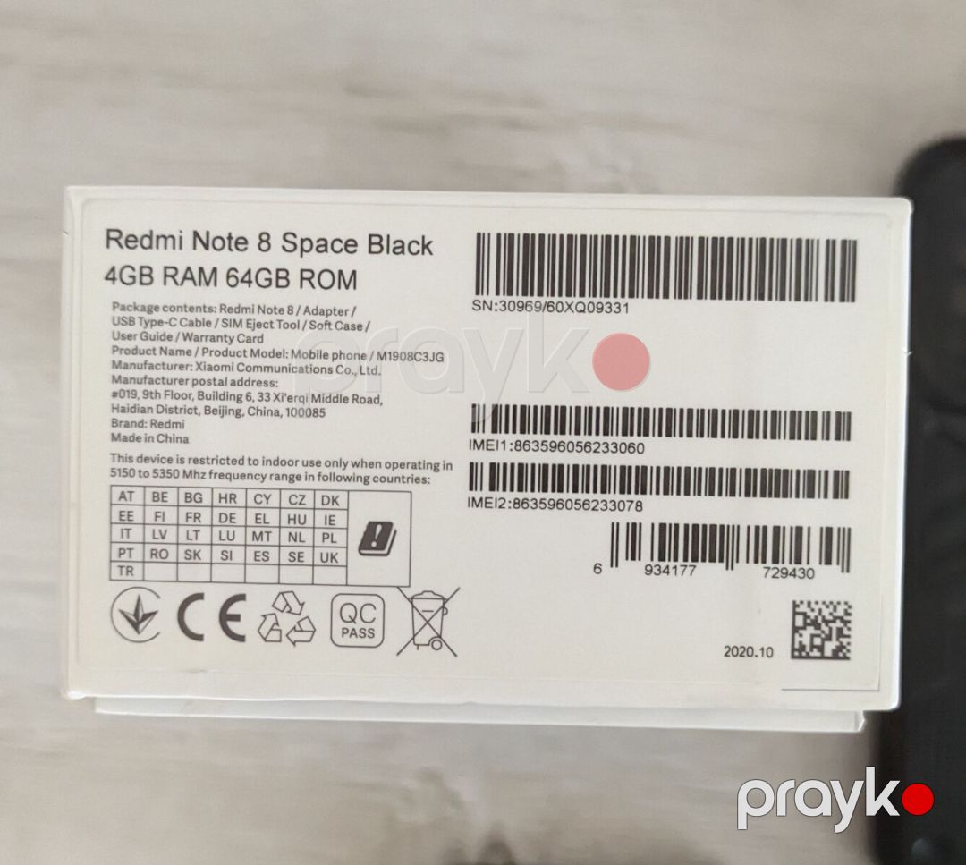 Xiaomi Redmi Note 8 Space Black 64GB/4GB — Smartfonlar, Bakı (3)