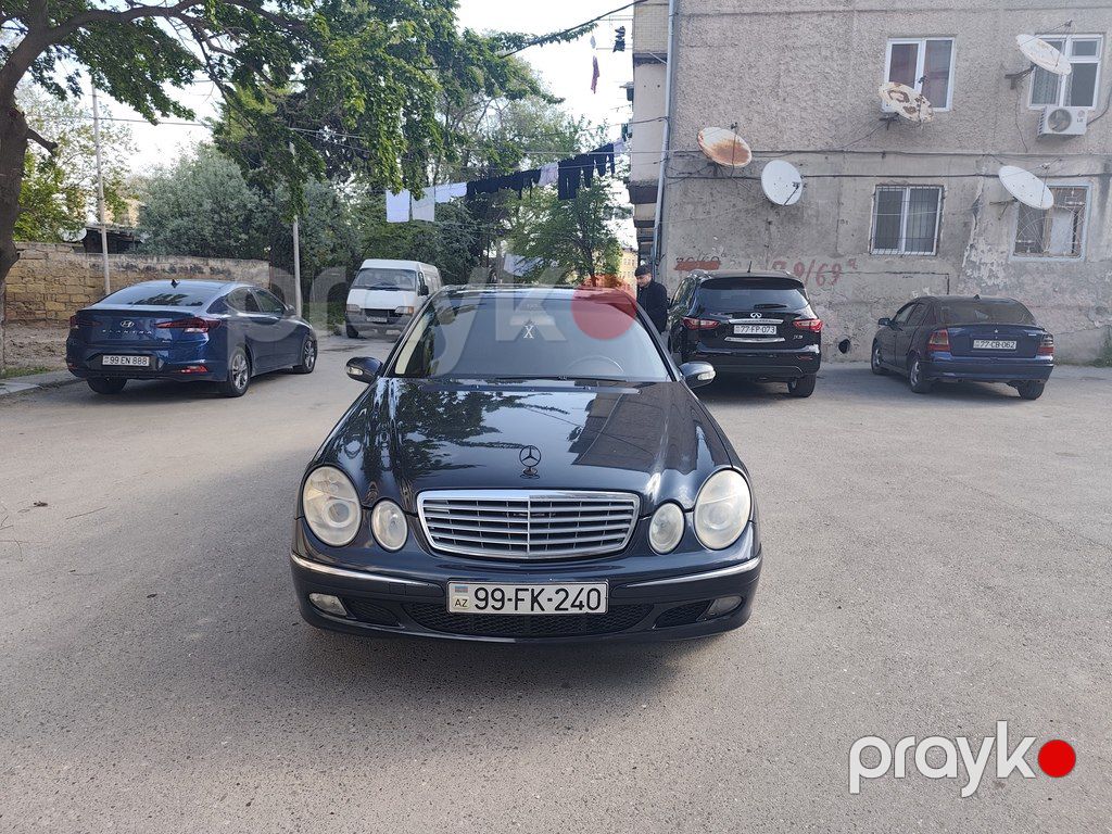 Mercedes E 240, 2.6 L, 2003 il, 302 000 km — Avtomobillər, Sumqayıt (5)