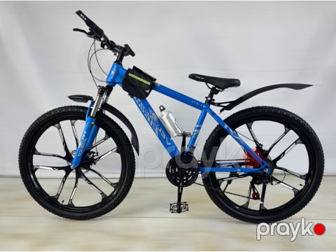 Dağ velosipedi VelooStrim SAAS-3220330, tünd göy, 24" — Bakı