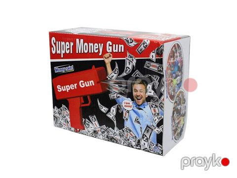 Oyuncaq tapança Super Money Gun, plastik, qırmızı - SH-644 — Bakı