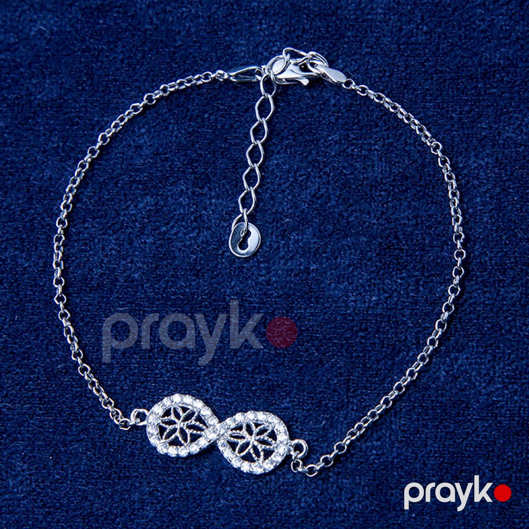 Gümüş qolbaq Azgold 96, Gümüşü/Şəffaf — Mallar, Bakı (2)