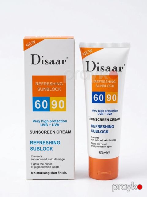 Günəşdən qoruyucu krem Disaar Refreshing Sunblock SPF60/90, 80 ml — Bakı
