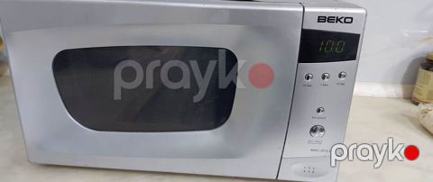 Beko markalı mikrodalğalı soba – model MWC 2010 ES. Rəngi gümüşü, ön — Bakı