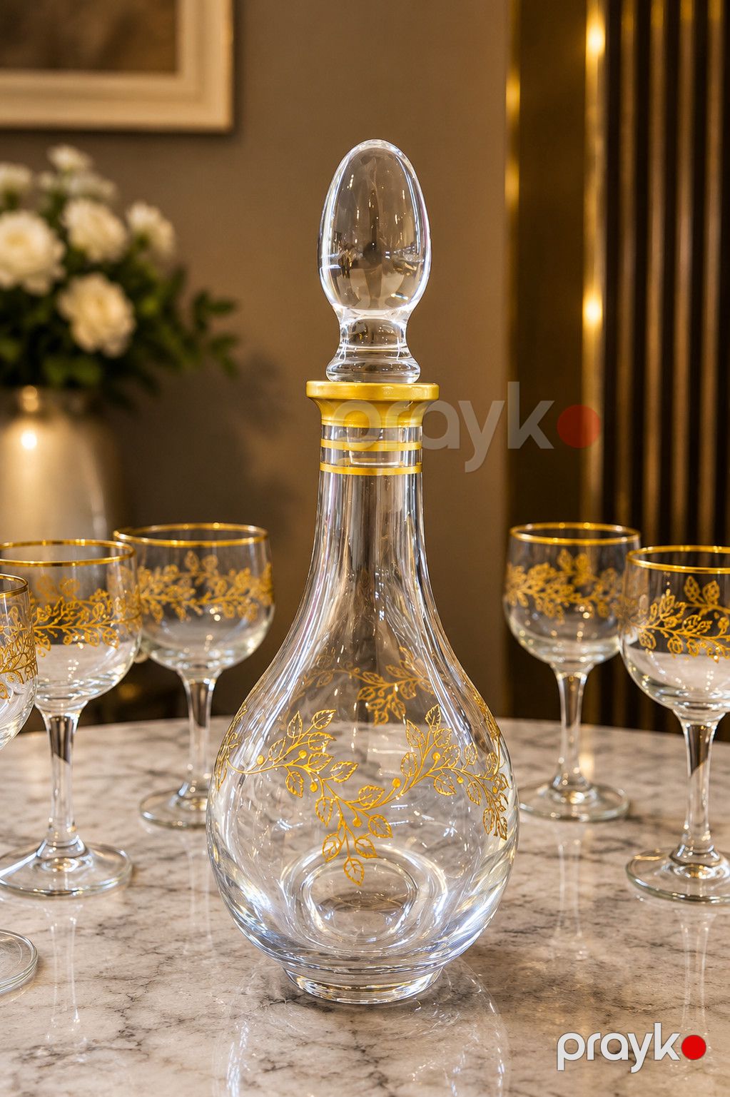 Qrafin dəsti Buta, şüşə, 1000/200 ml, 7 ədəd — Mallar, Bakı (2)