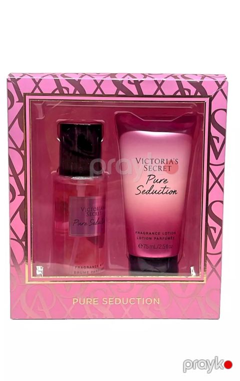 Victoria's Secret Pure Seduction qadınlar üçün ətir dəsti (bədən üçün losyon 75 ml + bədən spreyi 75 ml) — Bakı