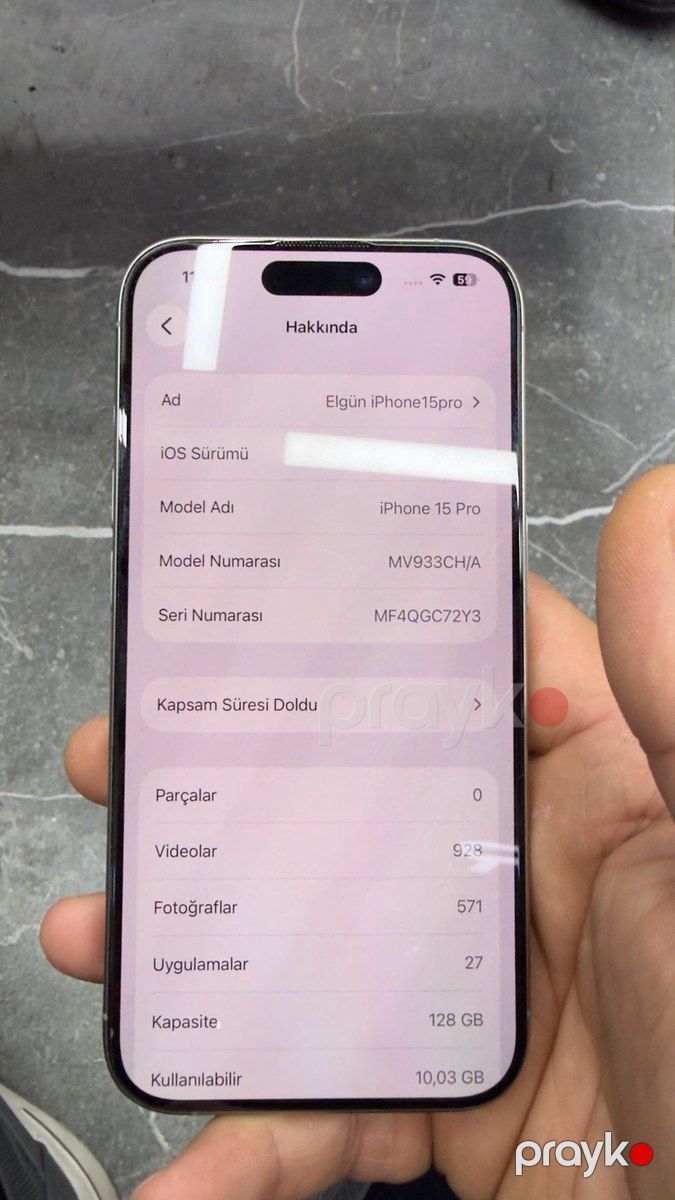 Apple iPhone 15 Pro Natural Titanium 128GB/8GB — Smartfonlar, Bakı (7)
