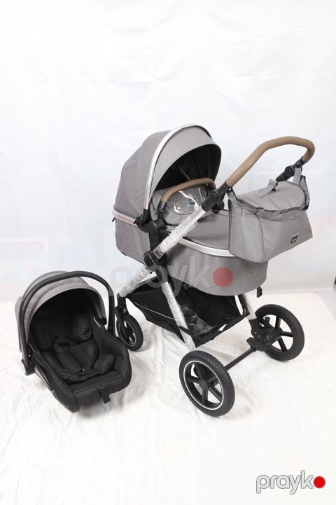 Uşaq arabası Kidilo H2X-C, boz — Bakı
