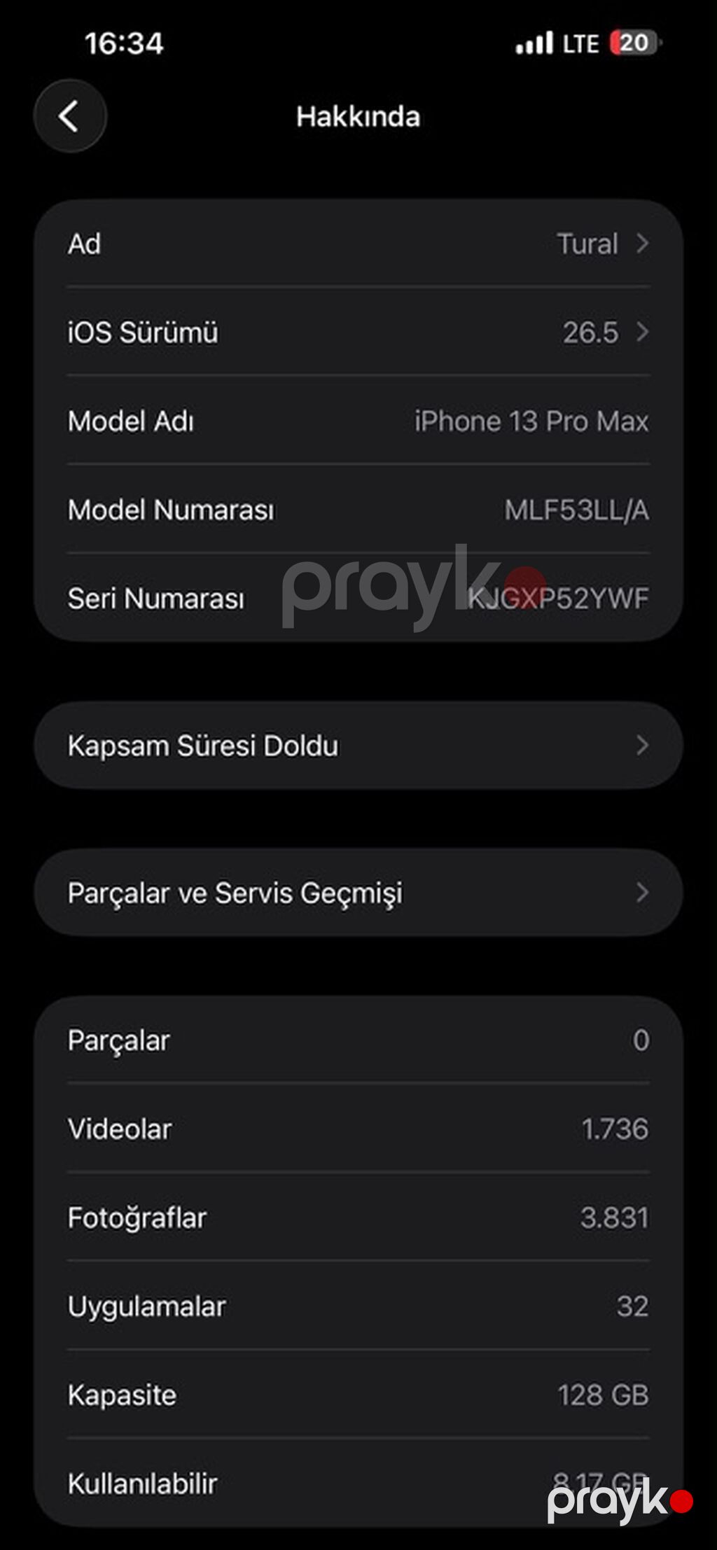 IPhone 13 Pro Max, 128 GB, Sierra Blue, Simsiz şarj — Apple iPhone, Salyan (3)