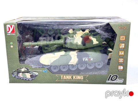 Radio ilə idarə olunan tank Tank King A8863-145, rəngbərəng — Bakı