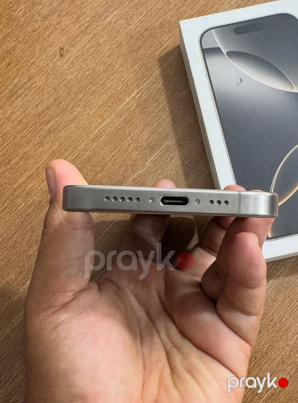 IPhone 15 Pro, 256 GB, Natural Titanium, Zəmanət, Simsiz şarj, Face ID — Apple iPhone, Digah (4)