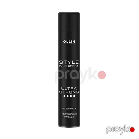 Saç lakı Ollin Professional Ollin Style Ultra Strong 500 ml — Bakı