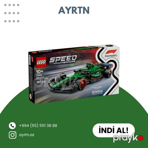 Lego Speed Champions – Aston Martin Aramco F1 AMR24 (77245) - Formula — Bakı