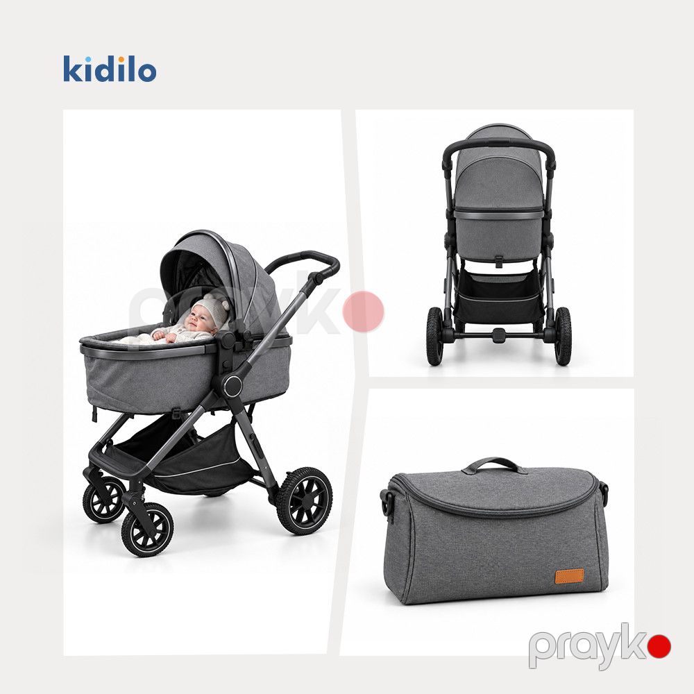 Uşaq arabası Kidilo, AB6, Yenidoğulan, 20 kq, Transformer — Mallar, Bakı (2)