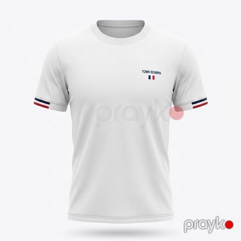 Futbolka kişilər üçün 044STORE_FT02, ağ, pambıq/poliester, ölçü XXL — Bakı