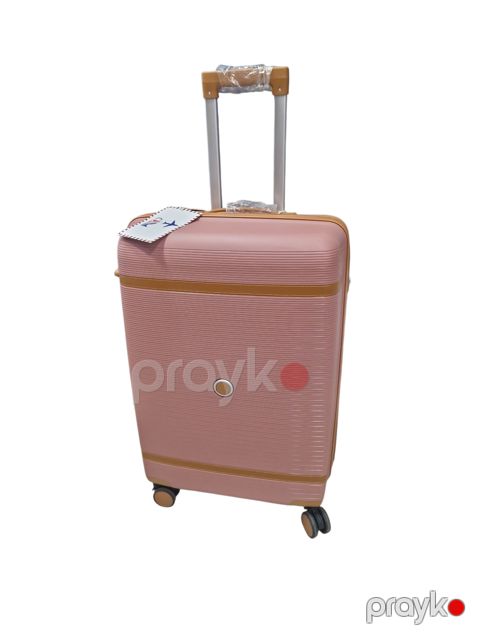 Çamadan 23305351, silikon, çəhrayı, 4 təkər, ölçü M — Bakı
