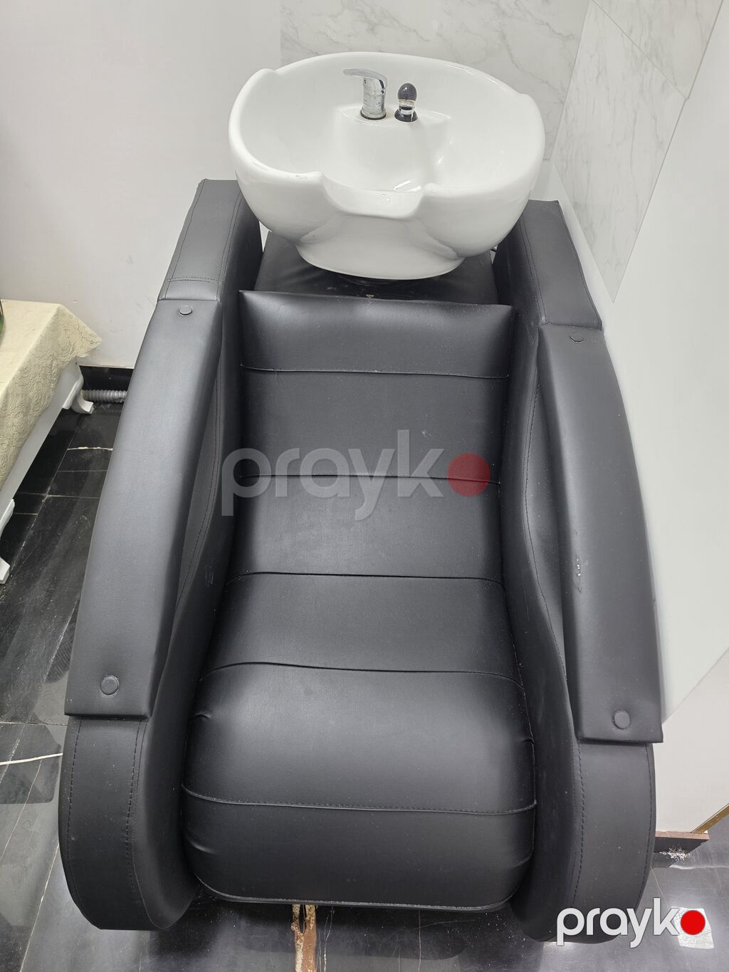Bərbərxana üçün yuma kreslosu və keramika lavabosu - Komplekt — Kreslo, Bakı (2)