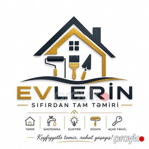Evlerin – Sıfırdan tam təmir xidməti matriyal sizden temiri bizden 1kv — Bakı